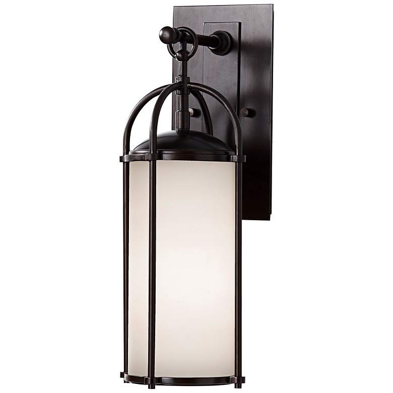 Image 1 Generation Lighting Dakota 17" High Espresso Finish Outdoor Wall Light
