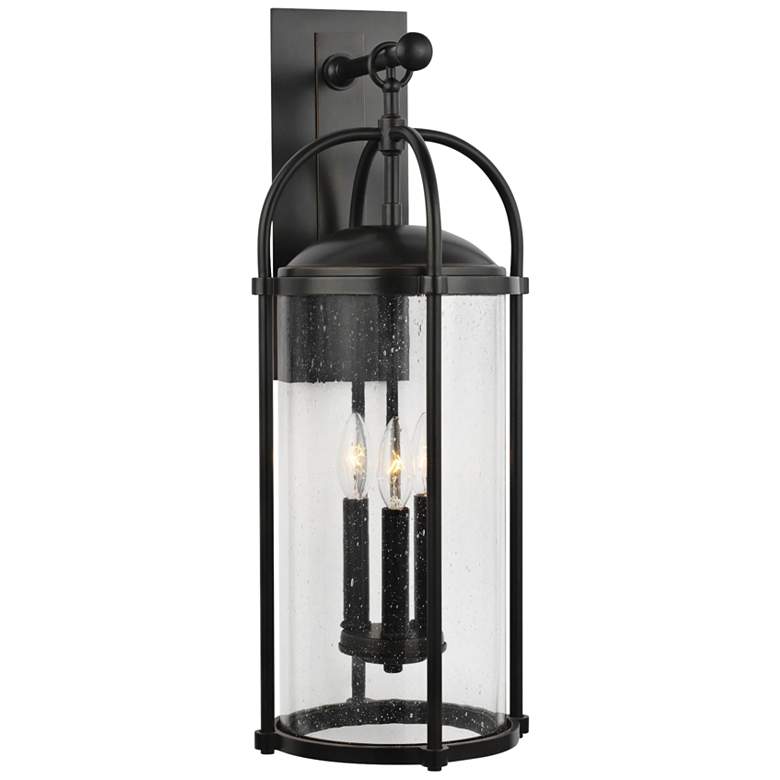 Image 1 Generation Lighting Dakota 24 3/4" High Espresso Outdoor Wall Light