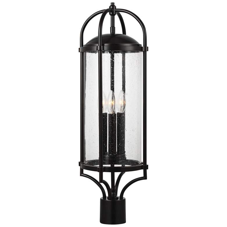 Image 1 Generation Lighting Dakota 28" High Espresso Outdoor Post Light