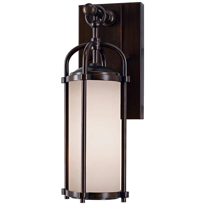 Image 1 Generation Lighting Dakota Espresso 13 1/4" High Outdoor Wall Light