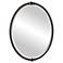 Generation Lighting Dannis 32 3/4" Oil-Rubbed Bronze Oval Wall Mirror
