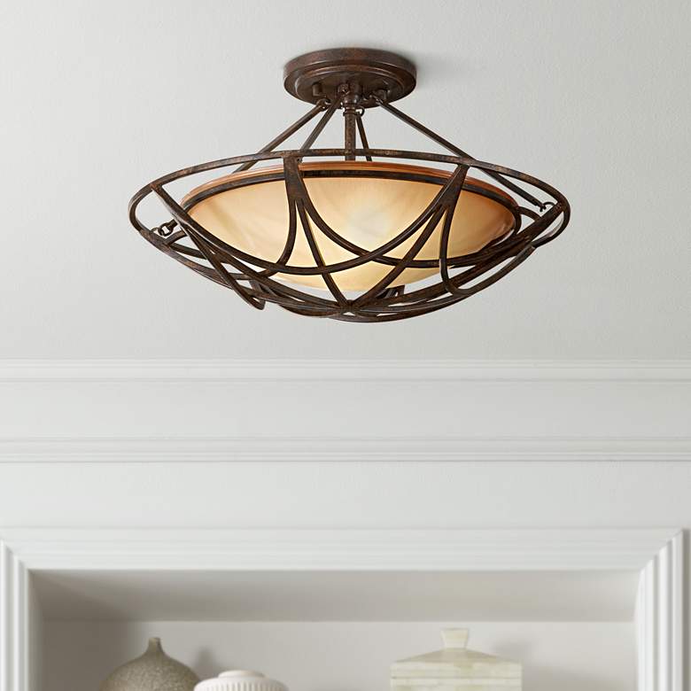 Image 1 Generation Lighting El Nido 18" Round Ceiling Light Fixture