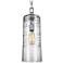 Generation Lighting Elmore 6" Wide Chrome Cylinder Mini Pendant