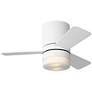 2_Generation Lighting Era 32 Hugger LED A19 White Fan more views