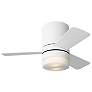 3_Generation Lighting Era 32 Hugger LED A19 White Fan more views