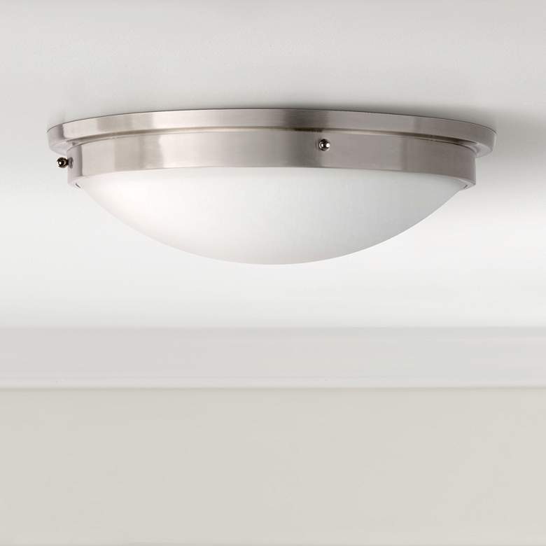 Image 1 Generation Lighting Essential 13 inch Wide Ceiling Light Fixture