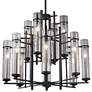 Generation Lighting Ethan 30" Forged Iron 2-Tier 12-Light Chandelier