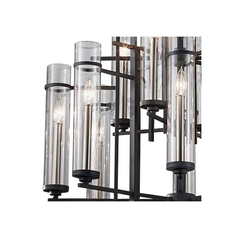 Image 2 Generation Lighting Ethan 30" Forged Iron 2-Tier 12-Light Chandelier more views