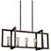 Generation Lighting Finnegan 40" Bronze Linear Island Light Chandelier