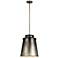 Generation Lighting Fiona 15"W Oil Can Gray Pendant Light