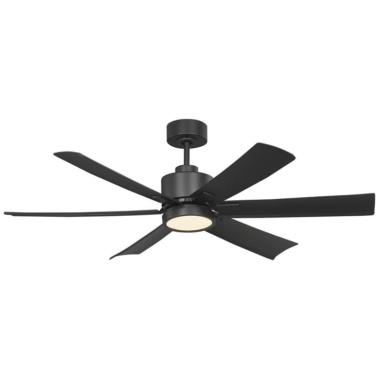Image 1 Generation Lighting Flera Smart 52 LED Array Black Fan