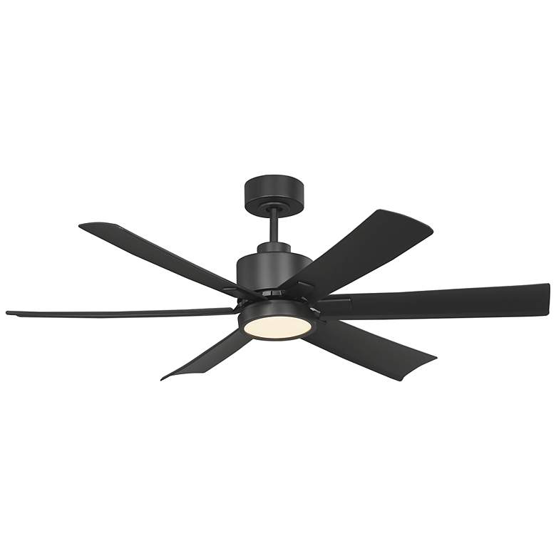 Image 2 Generation Lighting Flera Smart 52 LED Array Black Fan more views