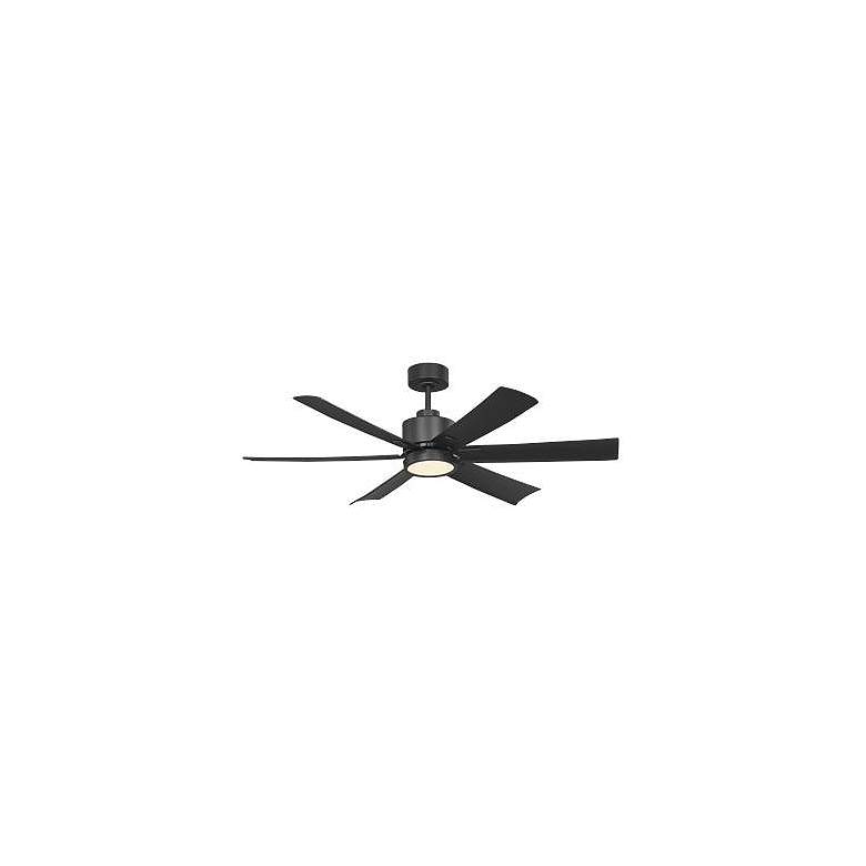Image 3 Generation Lighting Flera Smart 52 LED Array Black Fan more views