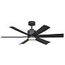 3_Generation Lighting Flera Smart 52 LED Array Black Fan more views