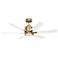 Generation Lighting Flera Smart 52 LED Array Burnished Brass Fan