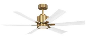 Image 3 Generation Lighting  Flera Smart 52 LED  Array    Burnished Brass  Fan more views