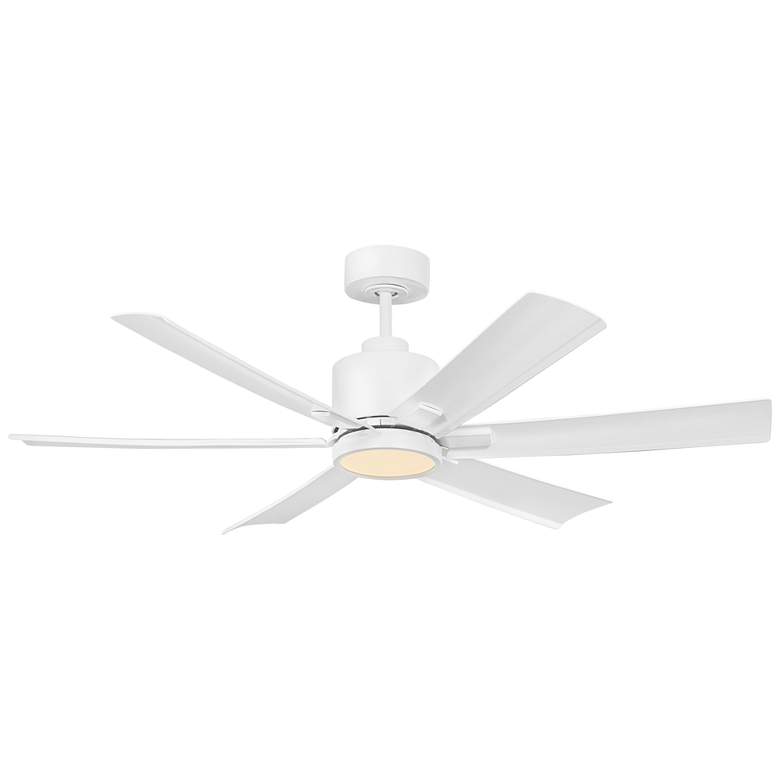 Image 1 Generation Lighting Flera Smart 52 LED Array White Fan