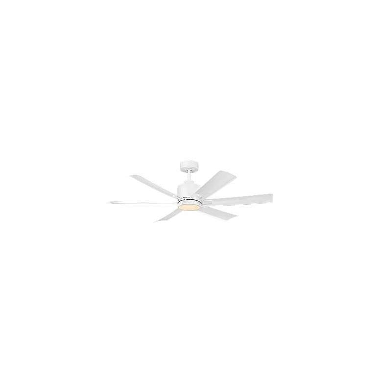 Image 3 Generation Lighting Flera Smart 52 LED Array White Fan more views