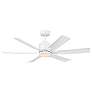 3_Generation Lighting Flera Smart 52 LED Array White Fan more views
