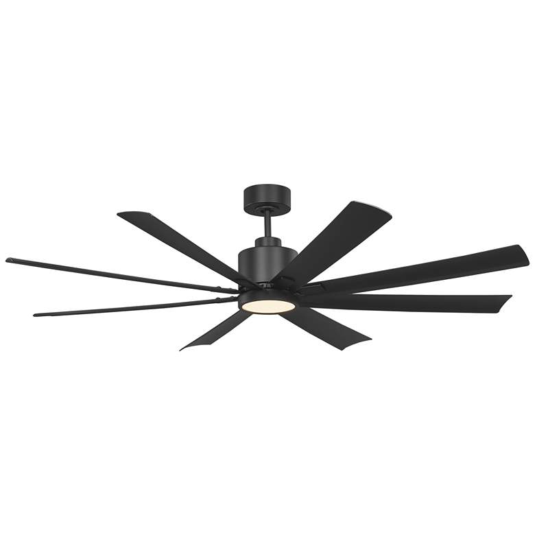 Image 1 Generation Lighting Flera Smart 65 LED Array Black Fan