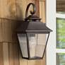 1_Generation Lighting Galena 16" High Sable Steel Outdoor Wall Light