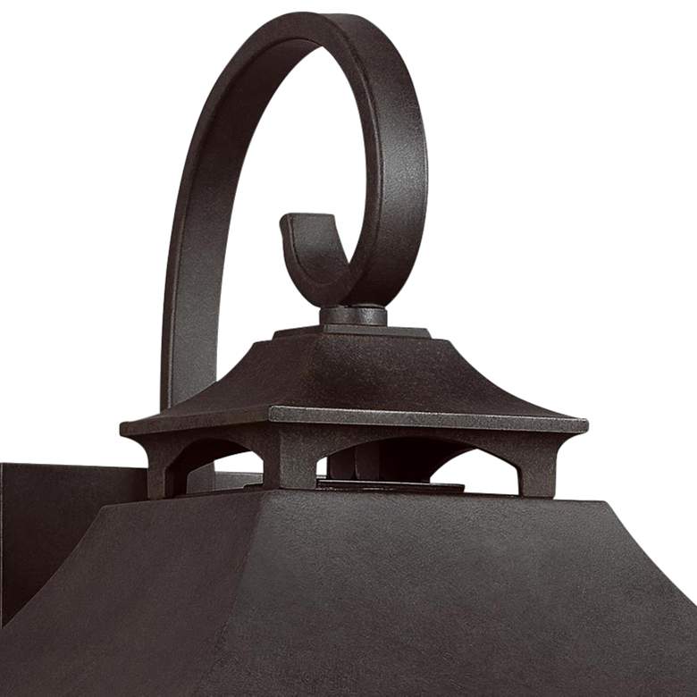 Image 4 Generation Lighting Galena 16" High Sable Steel Outdoor Wall Light more views