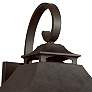 4_Generation Lighting Galena 19" High Sable Steel Outdoor Wall Light more views