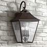 1_Generation Lighting Galena 25 1/2" High Sable Steel Outdoor Wall Light