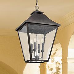 Image Generation Lighting Galena 29 1/4" High Sable Outdoor Hanging Light