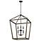 Generation Lighting Gannet 25 1/2" Oak Wood 6-Light Pendant Light