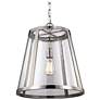 Generation Lighting Harrow 16" Wide Polished Nickel 1-Light Pendant