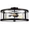 Generation Lighting Harrow 19 3/4" Bronze 3-Light Ceiling Light