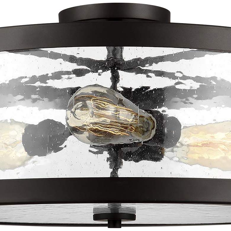 Image 3 Generation Lighting Harrow 19 3/4" Bronze 3-Light Ceiling Light more views