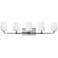Generation Lighting Jennie 38"W 5-Light Chrome Bath Light