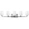 Generation Lighting Jennie 38"W 5-Light Chrome Bath Light