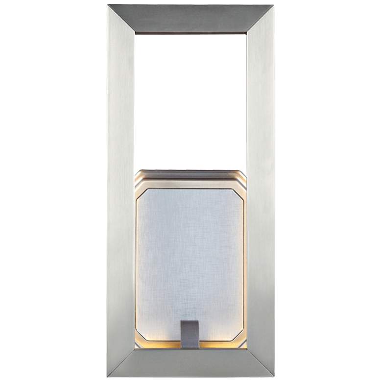 Image 1 Generation Lighting Khloe 12"H Satin Nickel LED Wall Sconce