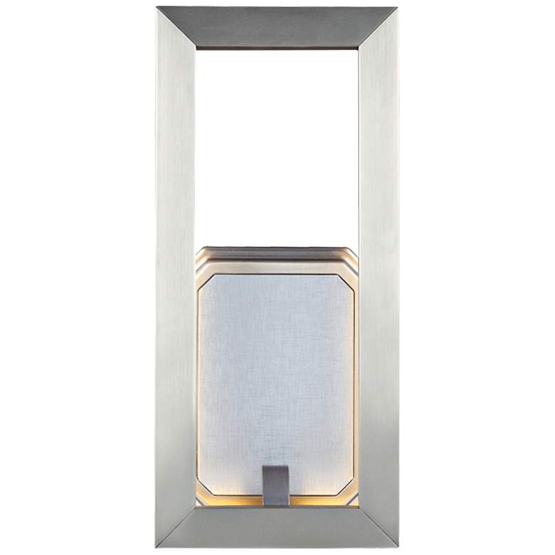 Image 1 Generation Lighting Khloe 12 inchH Satin Nickel LED Wall Sconce