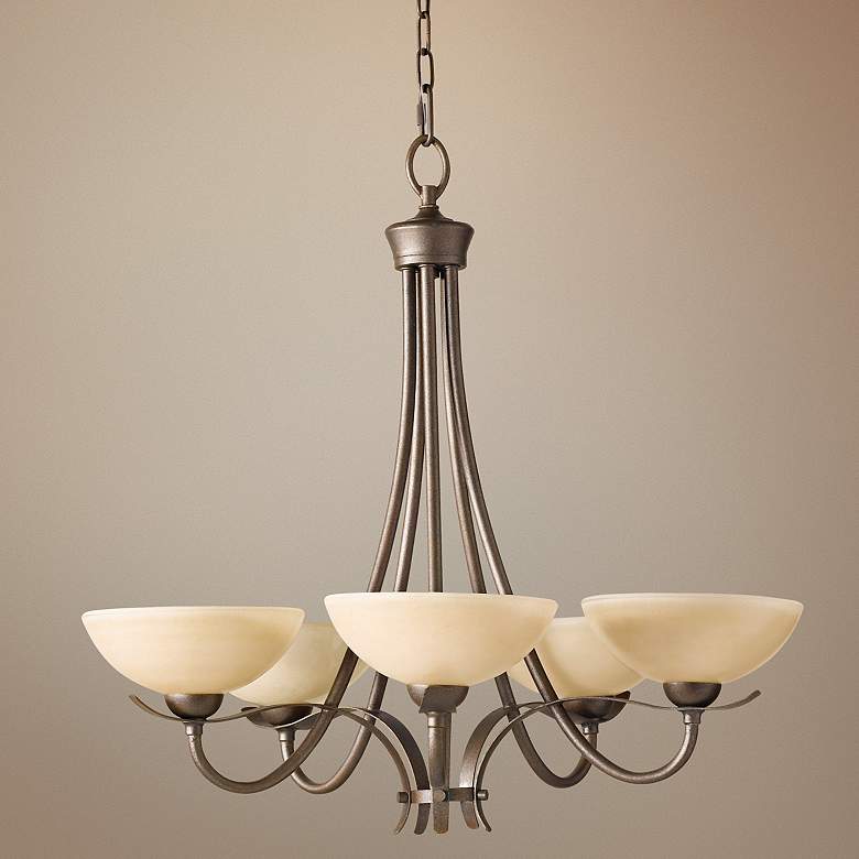 Image 1 Generation Lighting Kinsey Collection 27 inch Wide 5-Light Chandelier