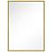 Generation Lighting Kit 24" x 36" Brass Rectangular Wall Mirror