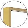2_Generation Lighting Kit 24" x 36" Brass Rectangular Wall Mirror more views