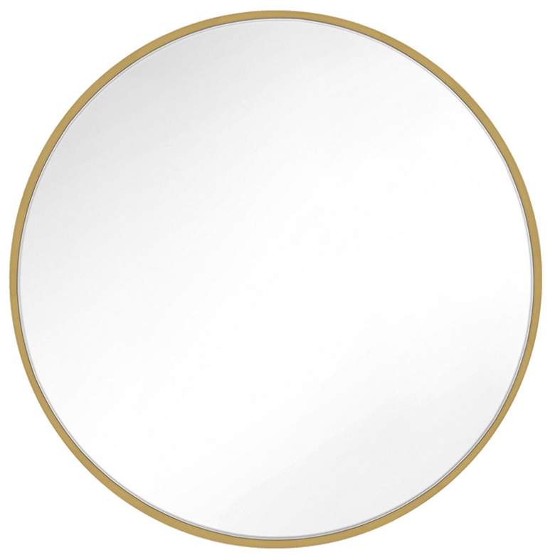 Image 1 Generation Lighting Kit 30" Round Burnished Brass Wall Mirror