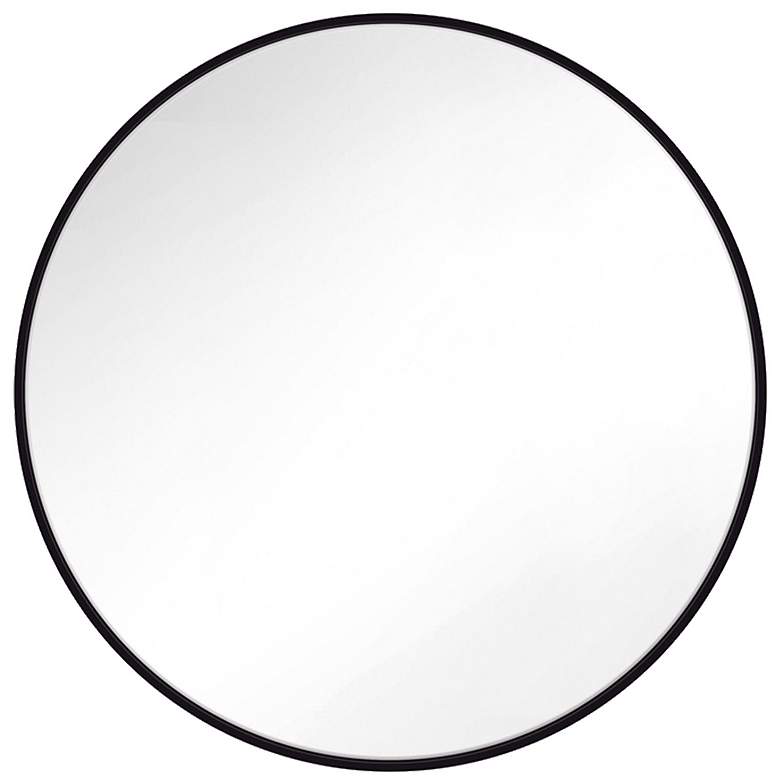 Image 2 Generation Lighting Kit Midnight Black 30" Round Wall Mirror