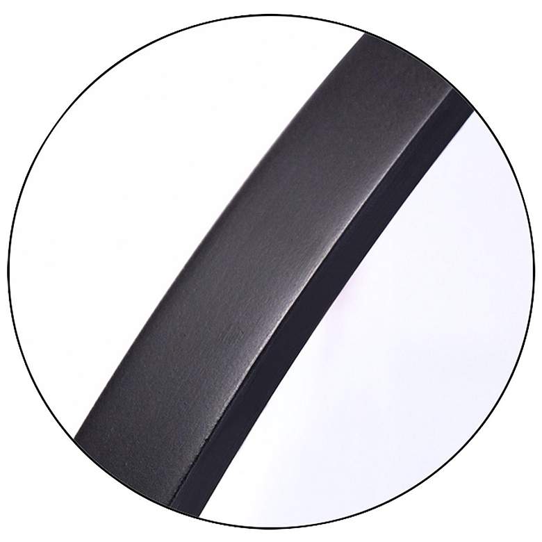 Image 3 Generation Lighting Kit Midnight Black 30" Round Wall Mirror more views