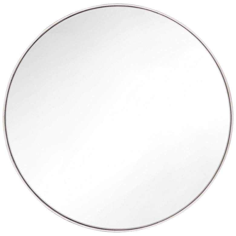Image 1 Generation Lighting Kit Polished Nickel 30 inch Round Wall Mirror