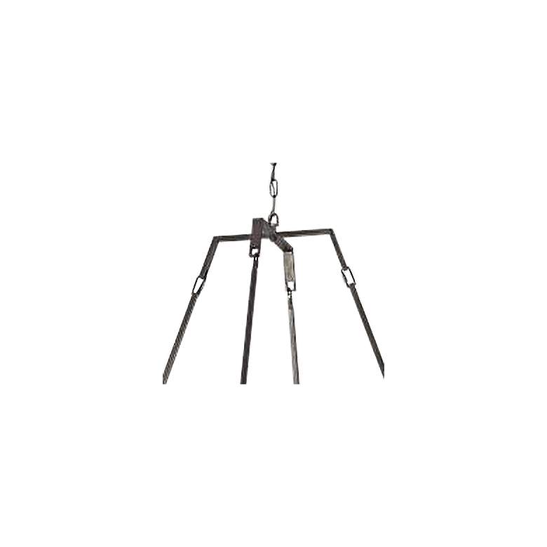 Image 3 Generation Lighting Landen 48" 20-Light 2-Tier Wagon Wheel Chandelier more views