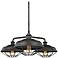 Generation Lighting Lennex 31 1/2"W Gray Indoor-Outdoor Chandelier