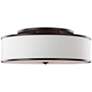 2_Generation Lighting Lennon 30 1/4" Bronze and Ivory Ceiling Light