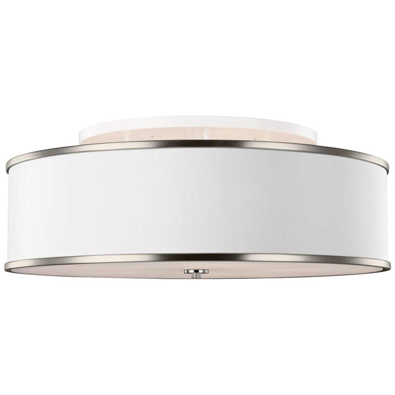 Image 2 Generation Lighting Lennon 30 1/4" Wide Satin Nickel Ceiling Light