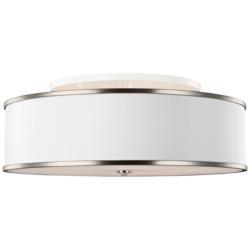 Generation Lighting Lennon 30 1/4" Wide Satin Nickel Ceiling Light