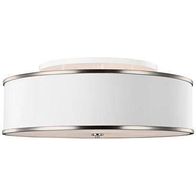 Generation Lighting Lennon 30 1/4" Wide Satin Nickel Ceiling Light